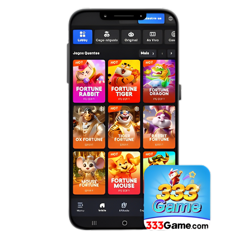 333Game - Plataforma Nova 2025. logotipo da plataforma 333GAME onde você poderá se cadastrar gratuitamente